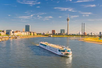 Dusseldorf  in a sunny summer day © SergiyN