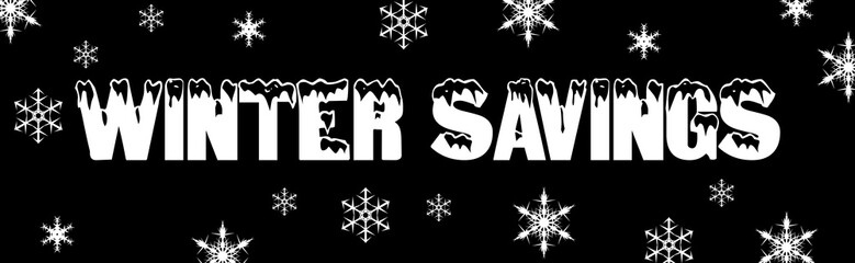 Christmas and winter sale deals web banner savings 