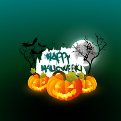 Halloween Background design vector. 