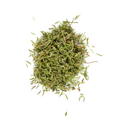 dried thyme isolated on white