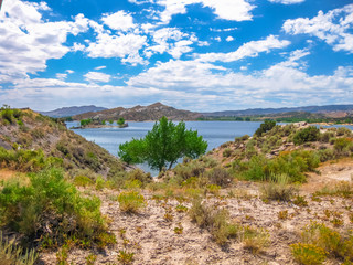 Obraz premium Flaming Gorge Reservoir 