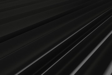 background of black 3d abstract waves