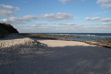 Der Ostseestrand in Howacht