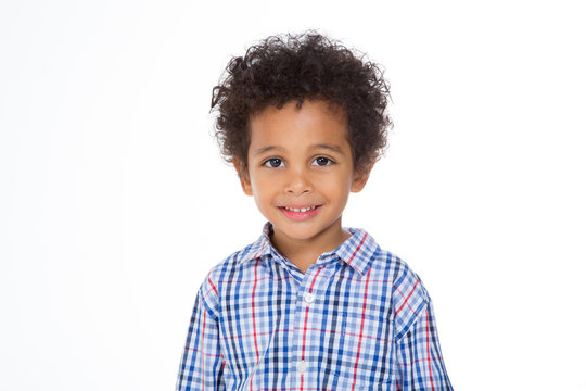 african boy with happy expression