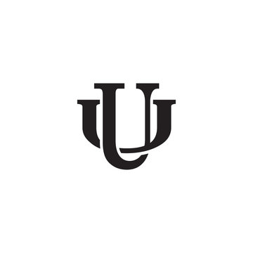 Letter U and U monogram logo