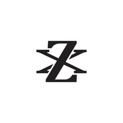 Letter X and Z monogram logo