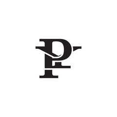 Letter Y and P monogram logo