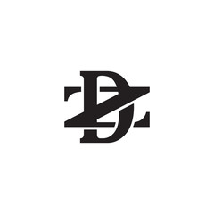 Letter Z and D monogram logo