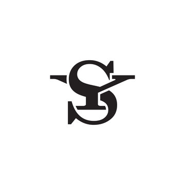 Letter Y and S monogram logo