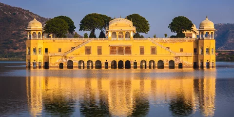 Foto op Aluminium Jal Mahal Water Palace.  Jaipur, Rajasthan, India © Dmitry Rukhlenko