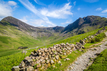 Scarth Gap Pass leading to Haystacks and Big Stack, The Lake District, Cumbria, England