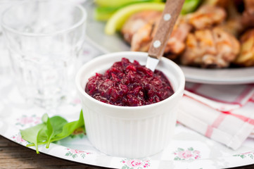 Cranberry Red Onion Sauce