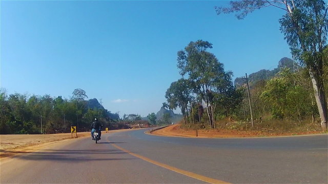 Road in Thailand/Motocycle tours in Thailand