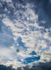 image of sky on day time for background usage(vertical)