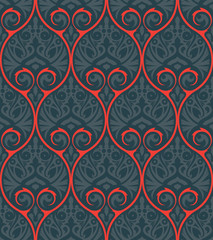 Classical ornate seamless pattern background