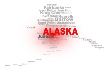 Alaska  State Word Cloud