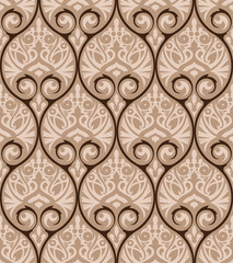 Classical ornate seamless pattern background
