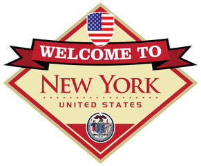 new york sticker
