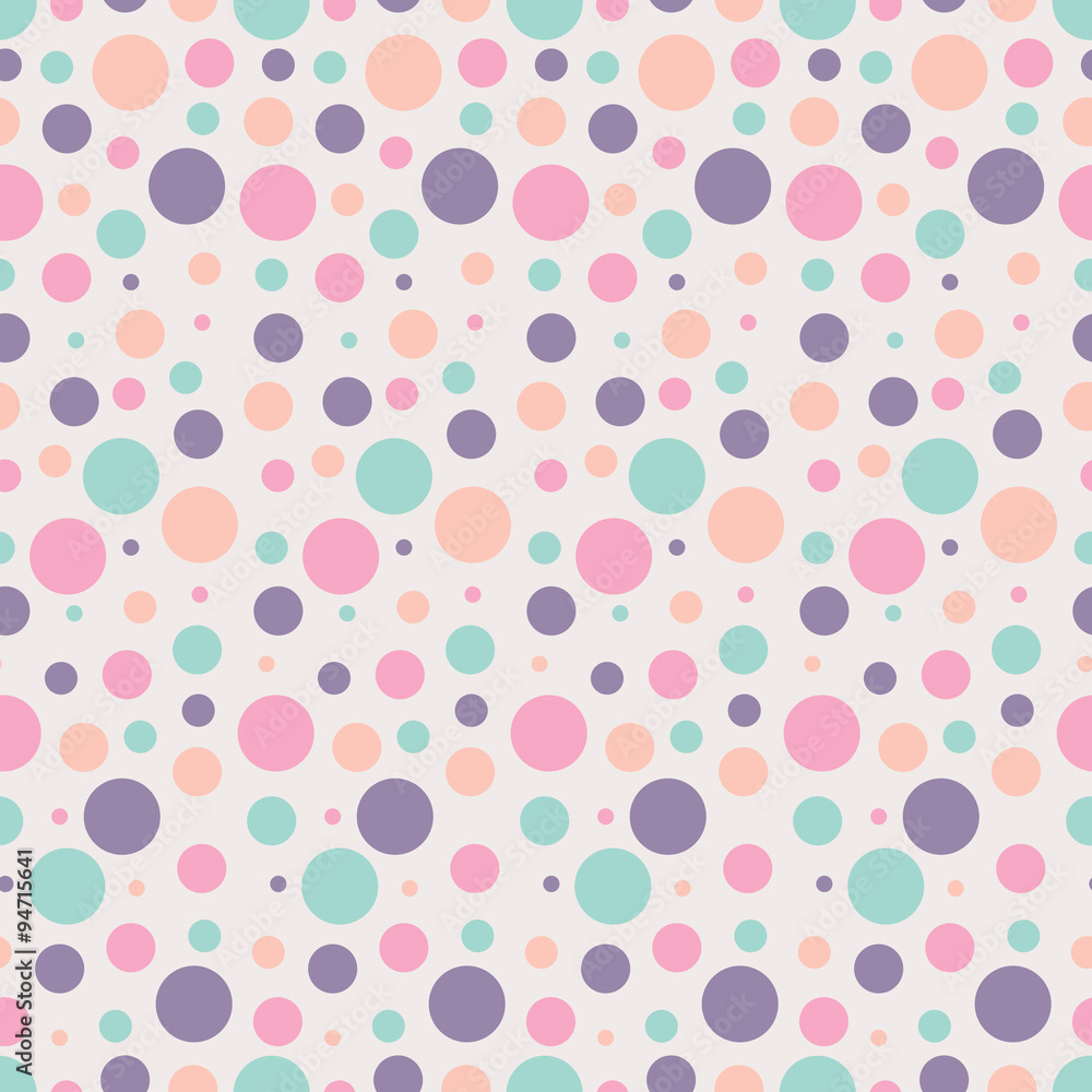 Poster seamless dots pattern