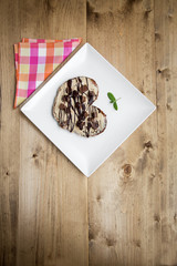 Palmera biscuit color on wood