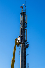 Tavaux d'entretien antenne