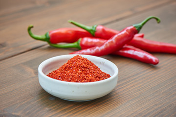 Korean chili pepper powder and chili pepper