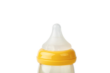 nipple of baby milk bottle