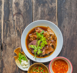 Thai Style pork leg pot stewed