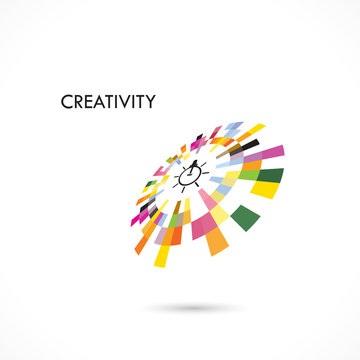 Creative circle abstract vector logo design template. Corporate