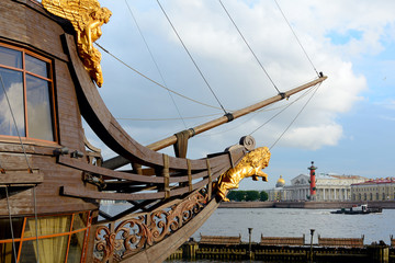 St. Petersburg, the bowsprit of the frigate 