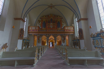 Fototapeta premium The Church in the Abbey of Corvey, in Germany, A World Heritage Site