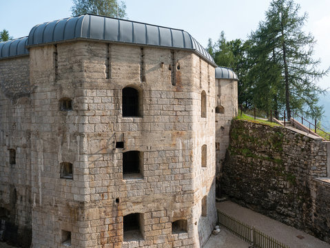 Belvedere fortress from World War I in Lavarone, Trento. This is