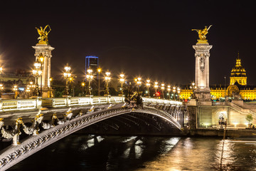Fototapeta na wymiar Bridge of the Alexandre III in Paris