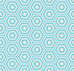 Obraz na płótnie Canvas geometric hexagon seamless pattern