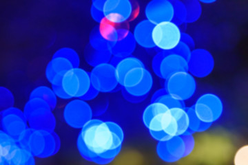 Natural blue light blurred background