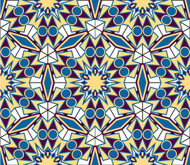 Blue and beige pattern