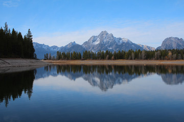 Fototapeta premium Colter Bay in Grand Teton National Park