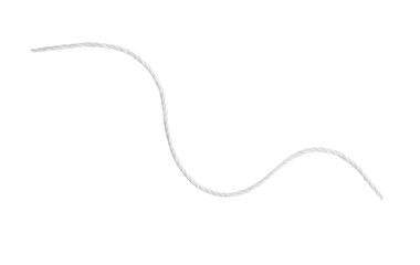 White thread on a white background - Powered by Adobe