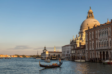 Gondola on Canal Grande in Venice