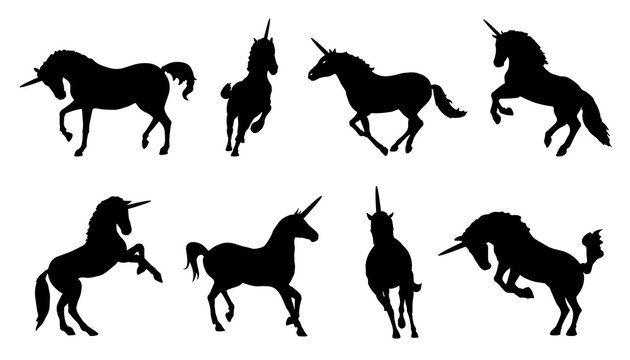 unicorn silhouettes