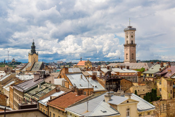 Lviv bird's-eye view