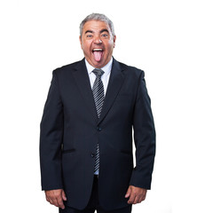 business man joking
