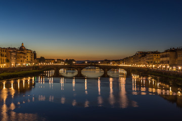 Florence Bridge Sunset