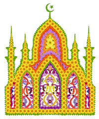 Mosque abstract sign
