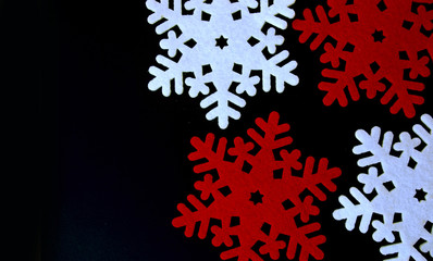 Felt Christmas snowflake decoration