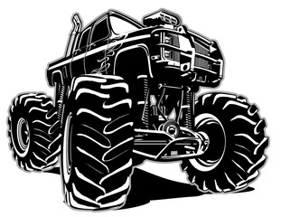 Cartoon Monster Truck © Mechanik