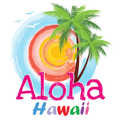 Aloha Hawaii beach