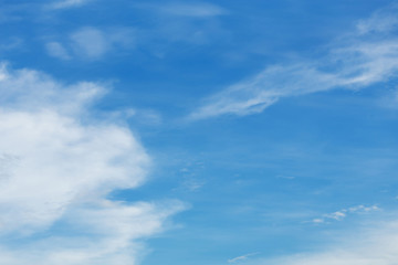 cloud on blue sky background
