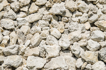 small hite stones as texture