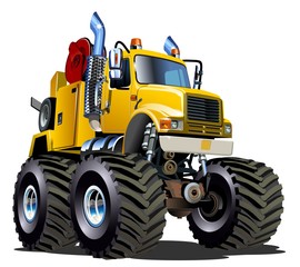 Cartoon Monster Tow Truck © Mechanik